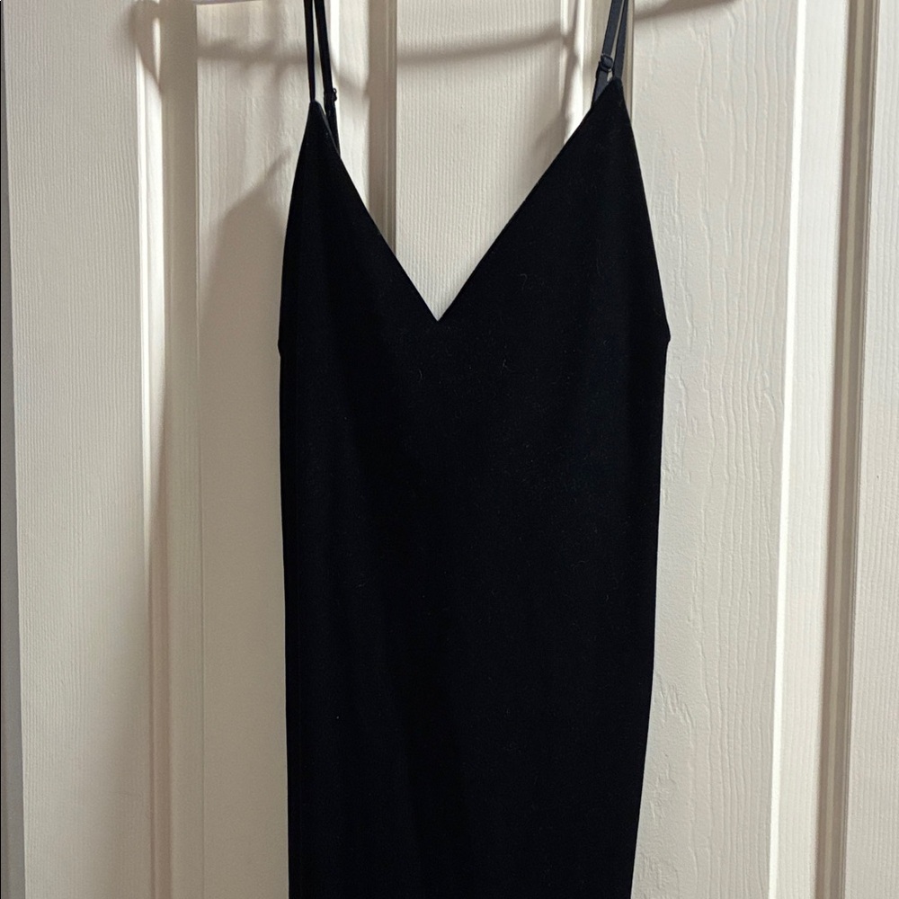 Express Elegant Black Adjustable Strap Dress - image 1